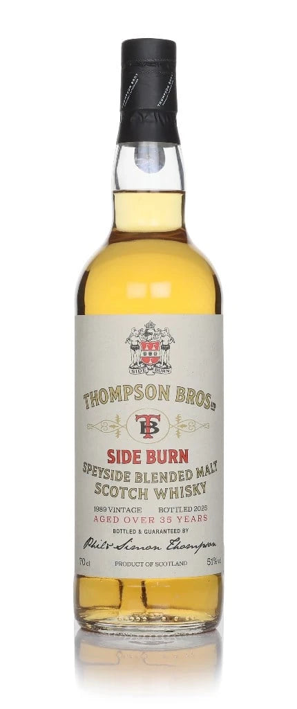 Side Burn Teaspooned Malt 35 Year Old 1989 Thompson Bros